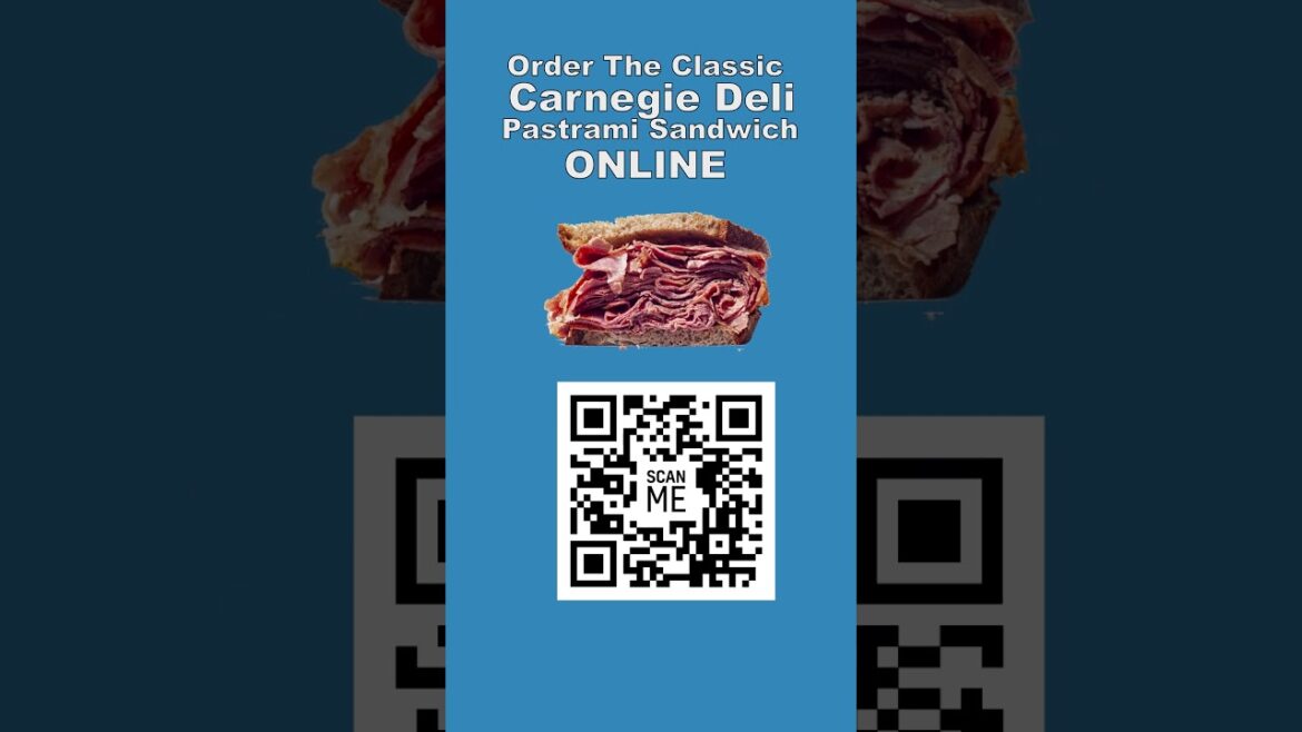 Order Online Classic Carnegie Deli Mile High Pastrami Sandwich