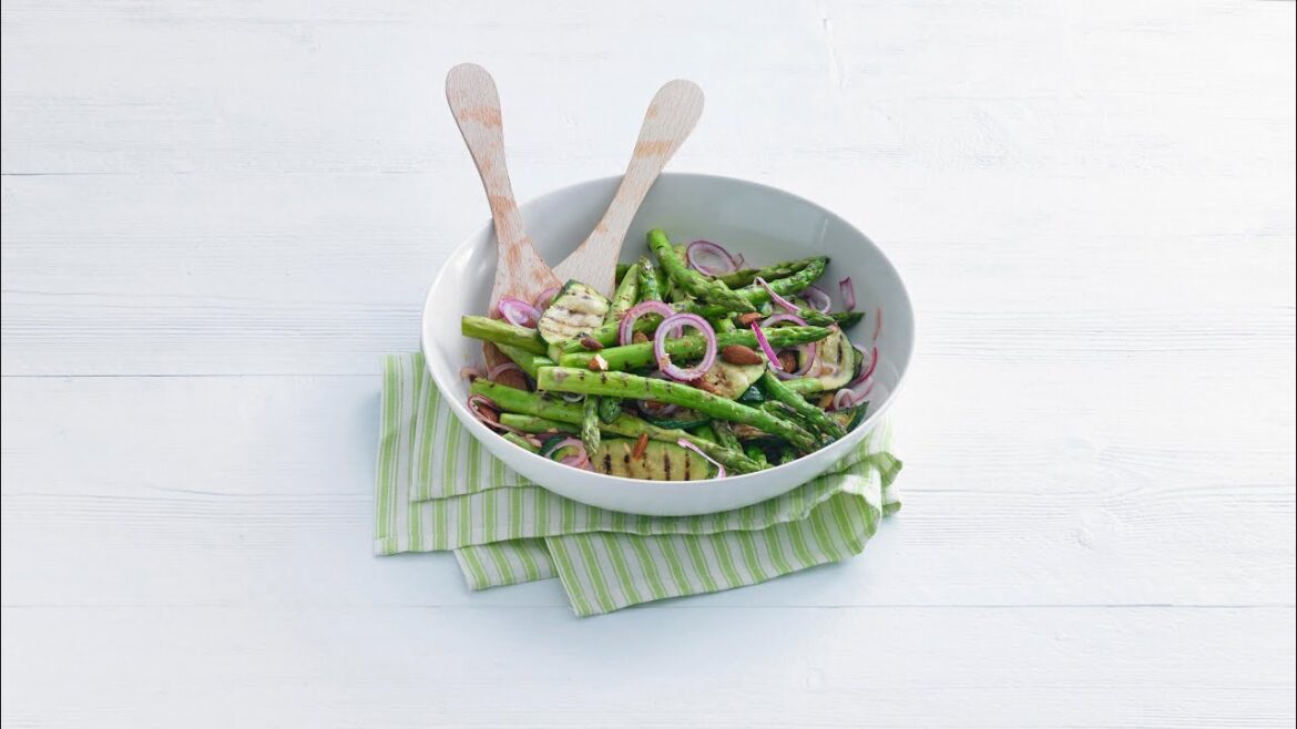Grilled asparagus and zucchini salad – Savory