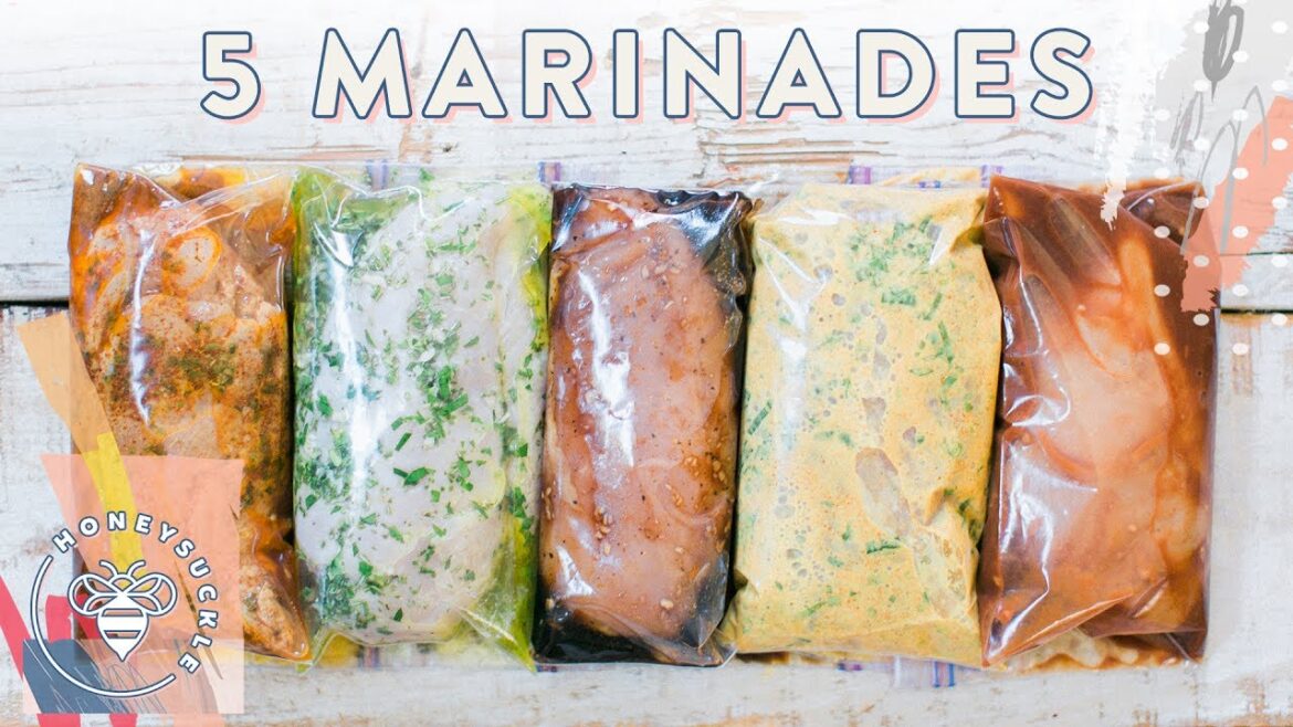 5 EASY DIY Chicken Marinades + 3 Meal Ideas!!! | HONEYSUCKLE 5 EASY DIY Chicken Marinades + 3 Meal Ideas!!! | HONEYSUCKLE
