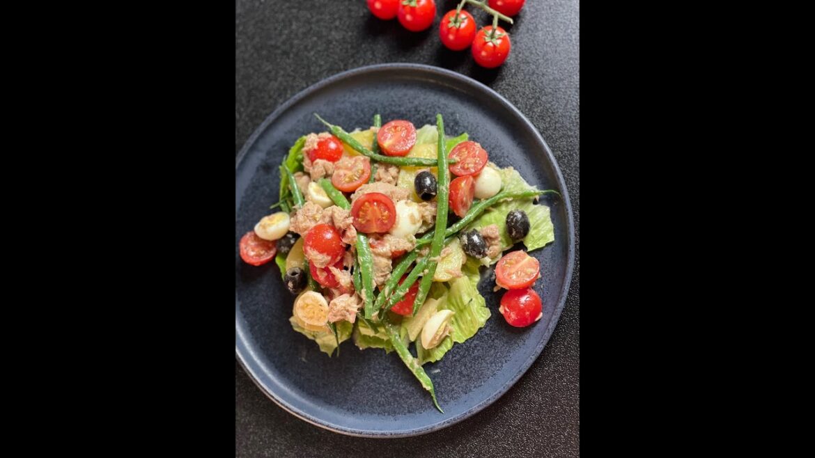 Classic Nicoise Salad Recipe (Tuna Salad) #shorts