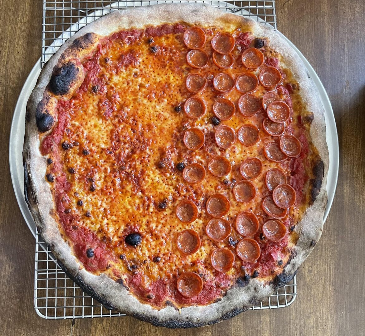 I made a pizza