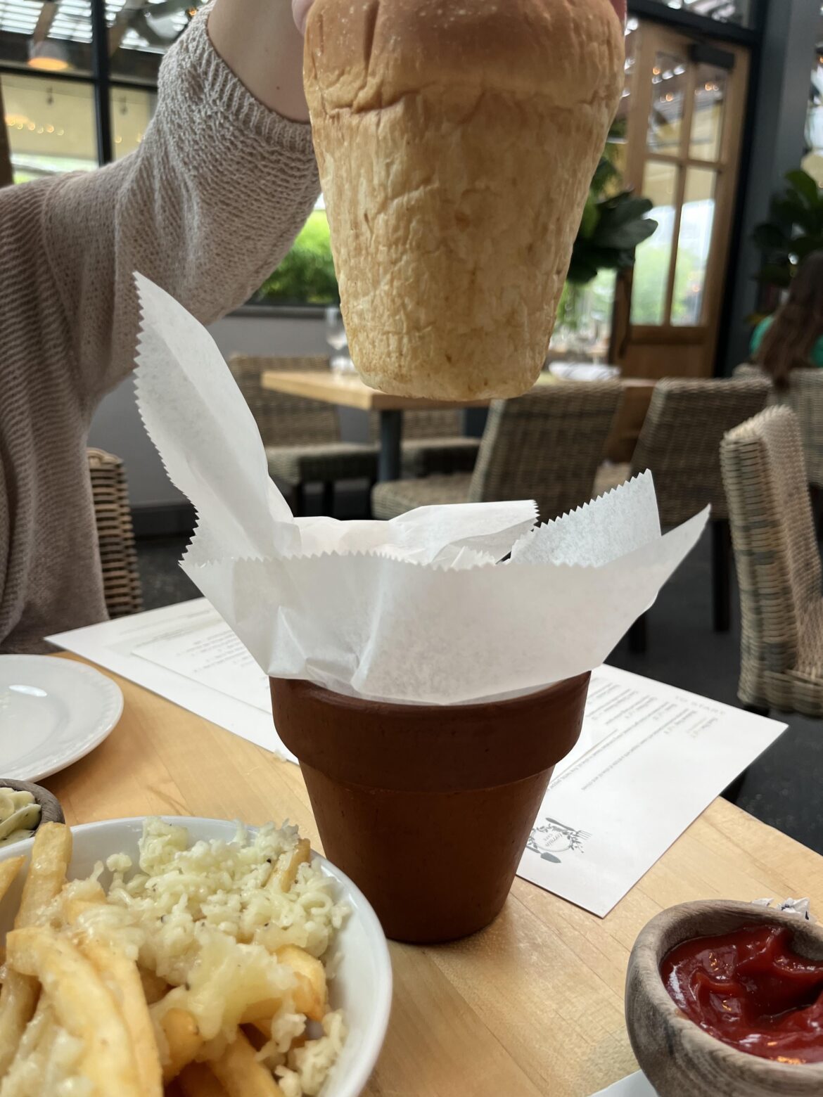 Garden themed restaurant