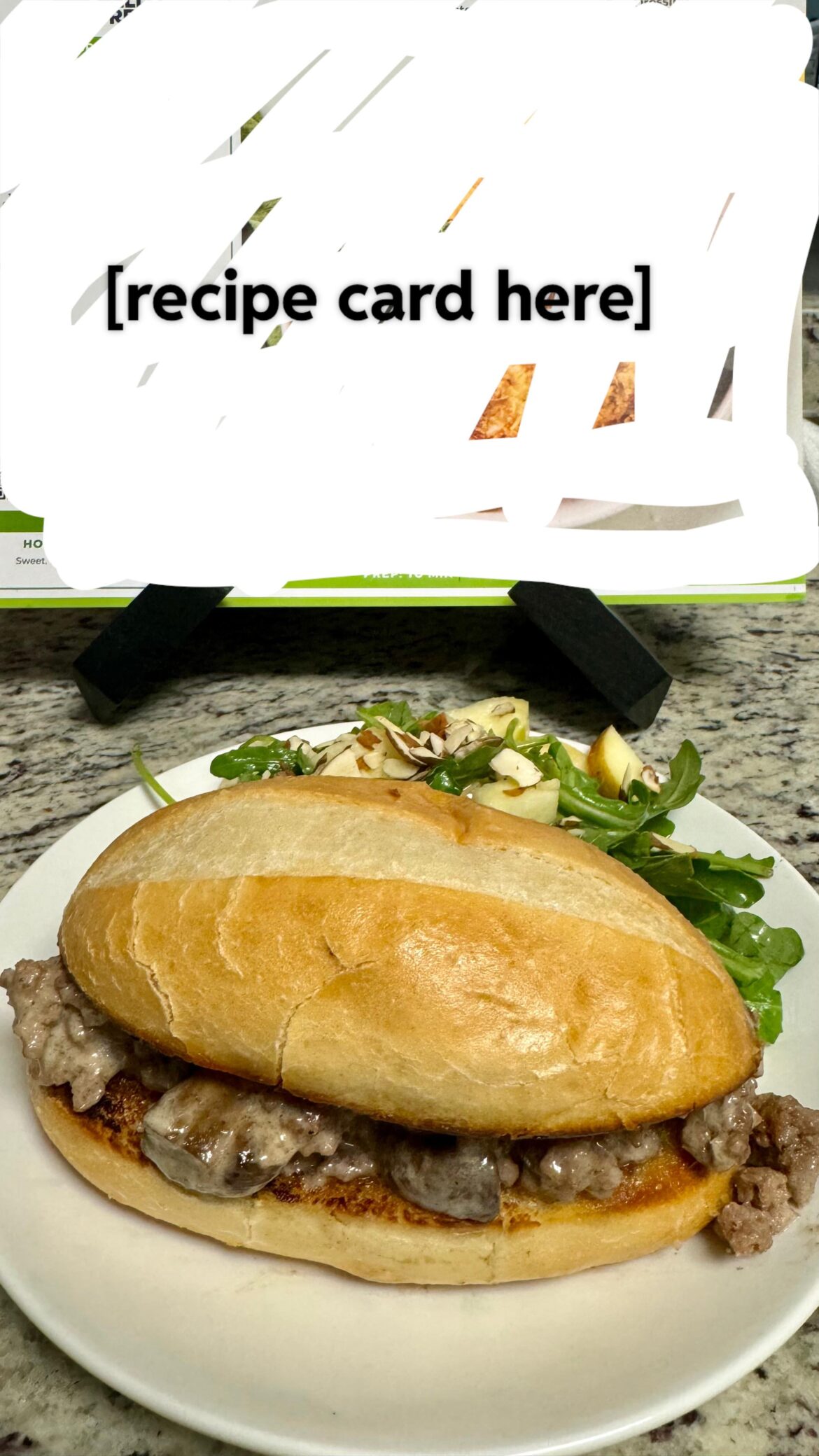 Alpine Beef, Mushroom & Swiss Baguettes