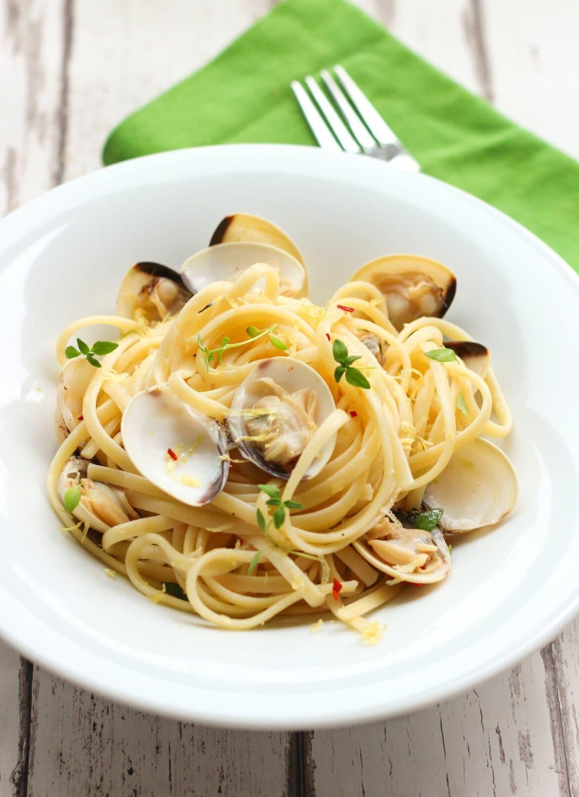 Italian Linguine with Clams