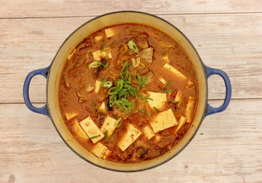 Homemade Kimchi Jagae and Gilgeori street toast