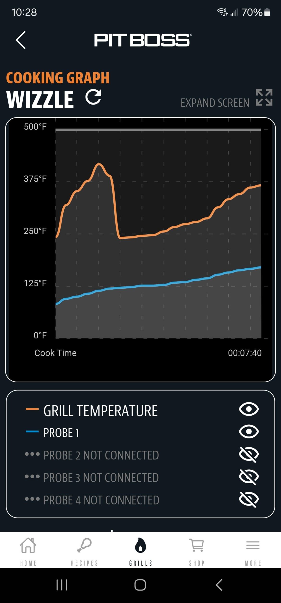 Temperature probe malfunction?