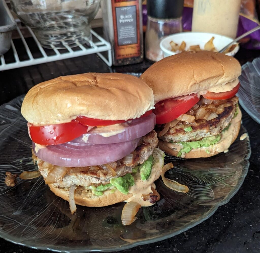 Turkey burgers!
