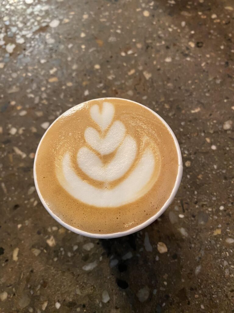Todays latte art =]