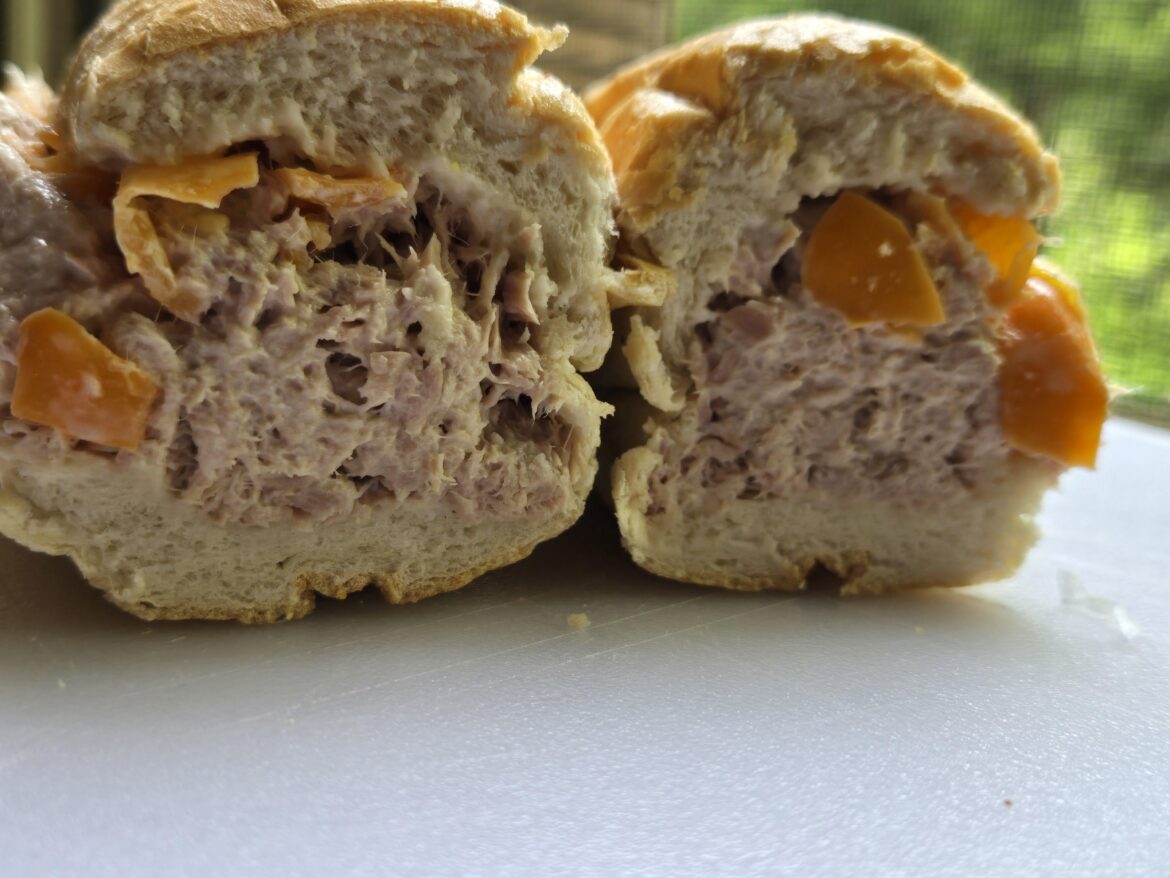 Tuna and pickled habaneros.