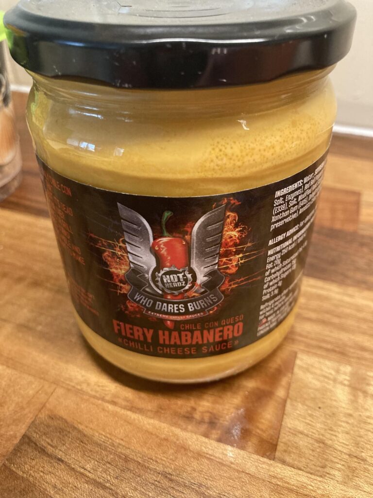 Spicy cheese! Not super hot but had a nice flavour too. Had a toasted cheese & ham sandwich with it, was good!