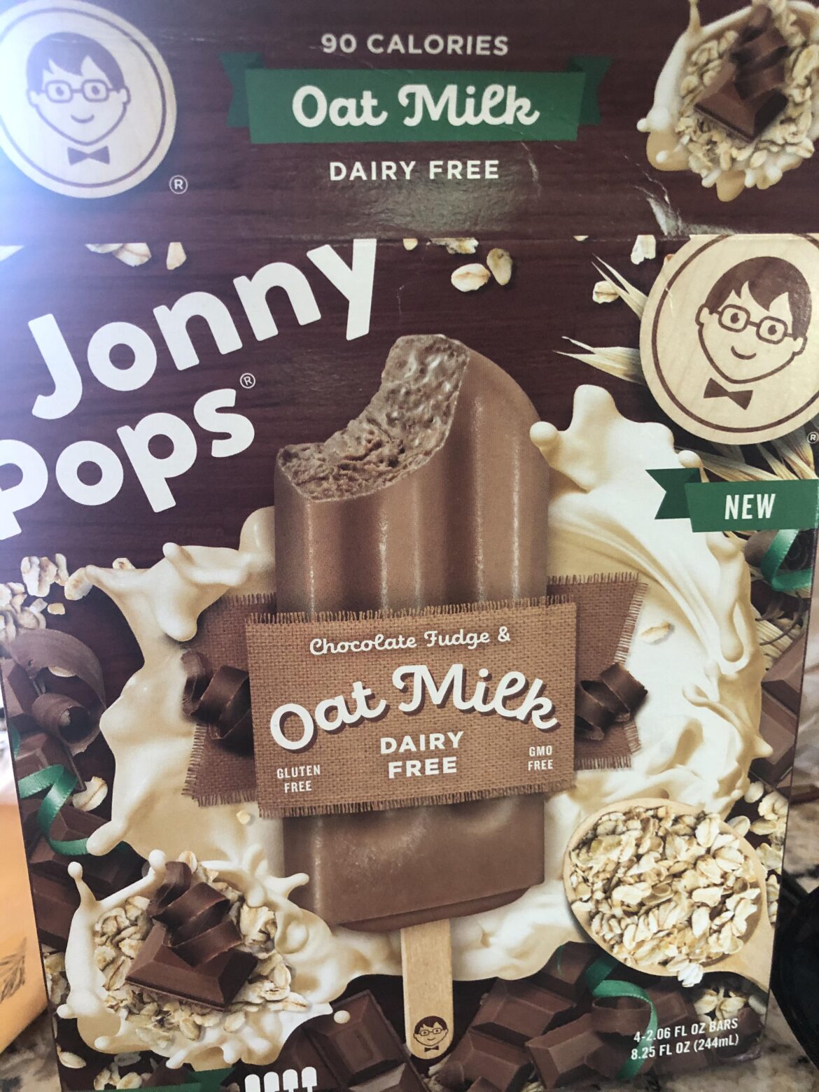 90 calories and sooooo good. Also came in strawberry and mango flavors