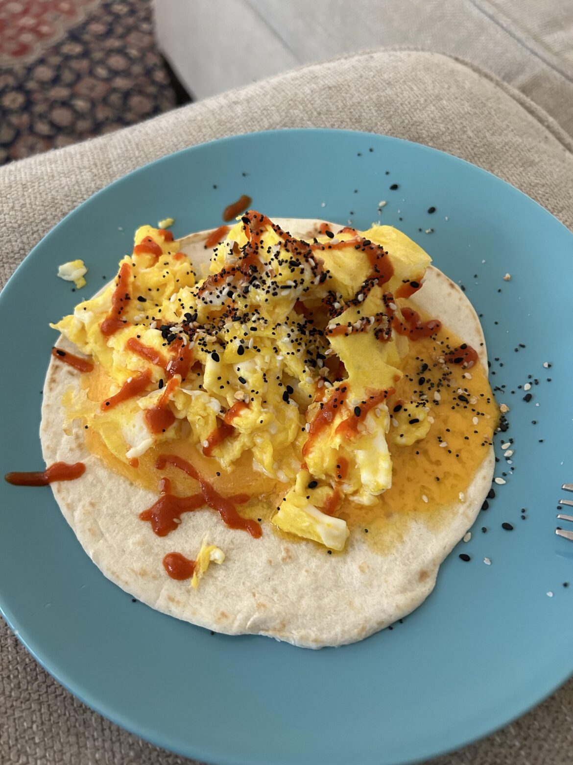 Breakfast burrito 343 calories