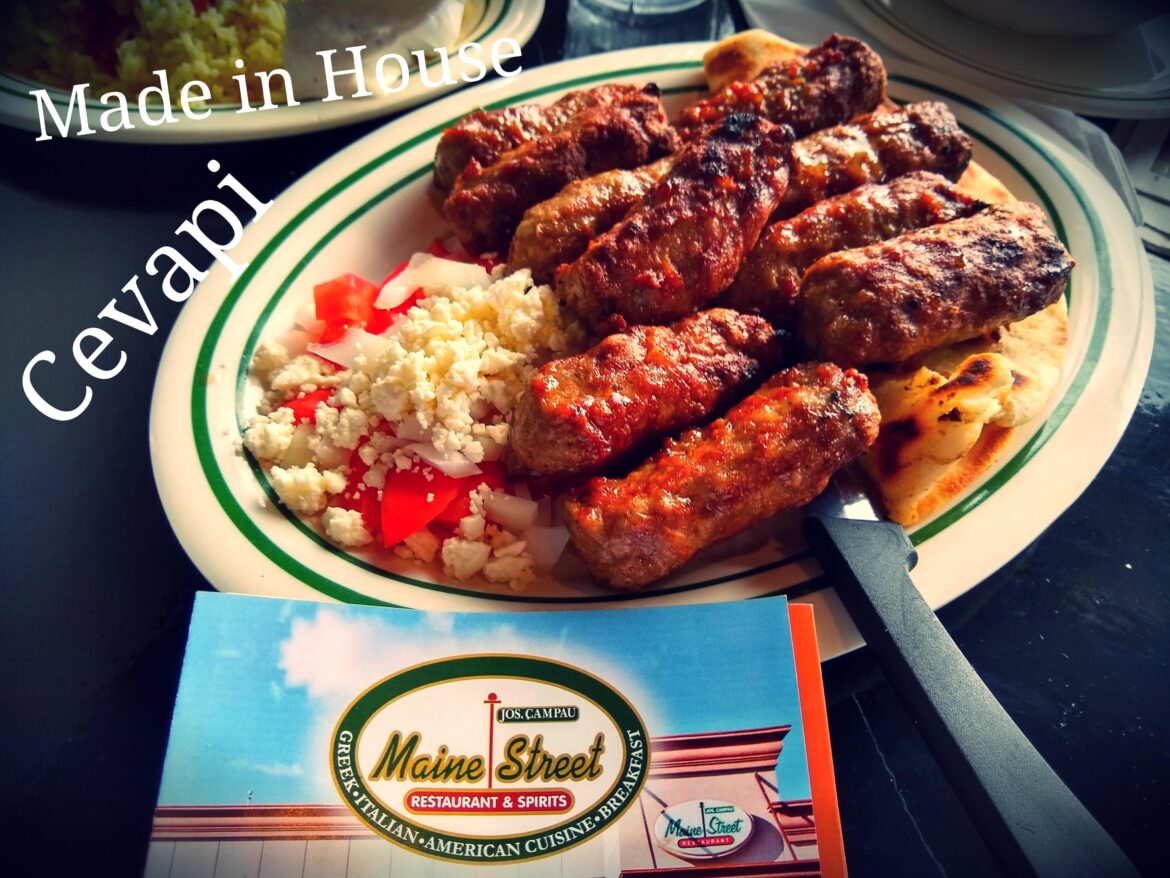 Cevapi is a skinless meat sausage from Bosnia and Herzegovina, Croatia and Serbia. it can be found in the countries of what was Yugoslavia.