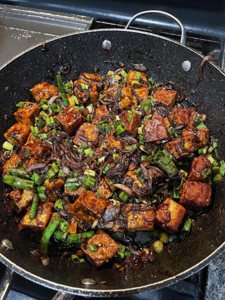 I made Black Pepper Tofu I made Black Pepper Tofu