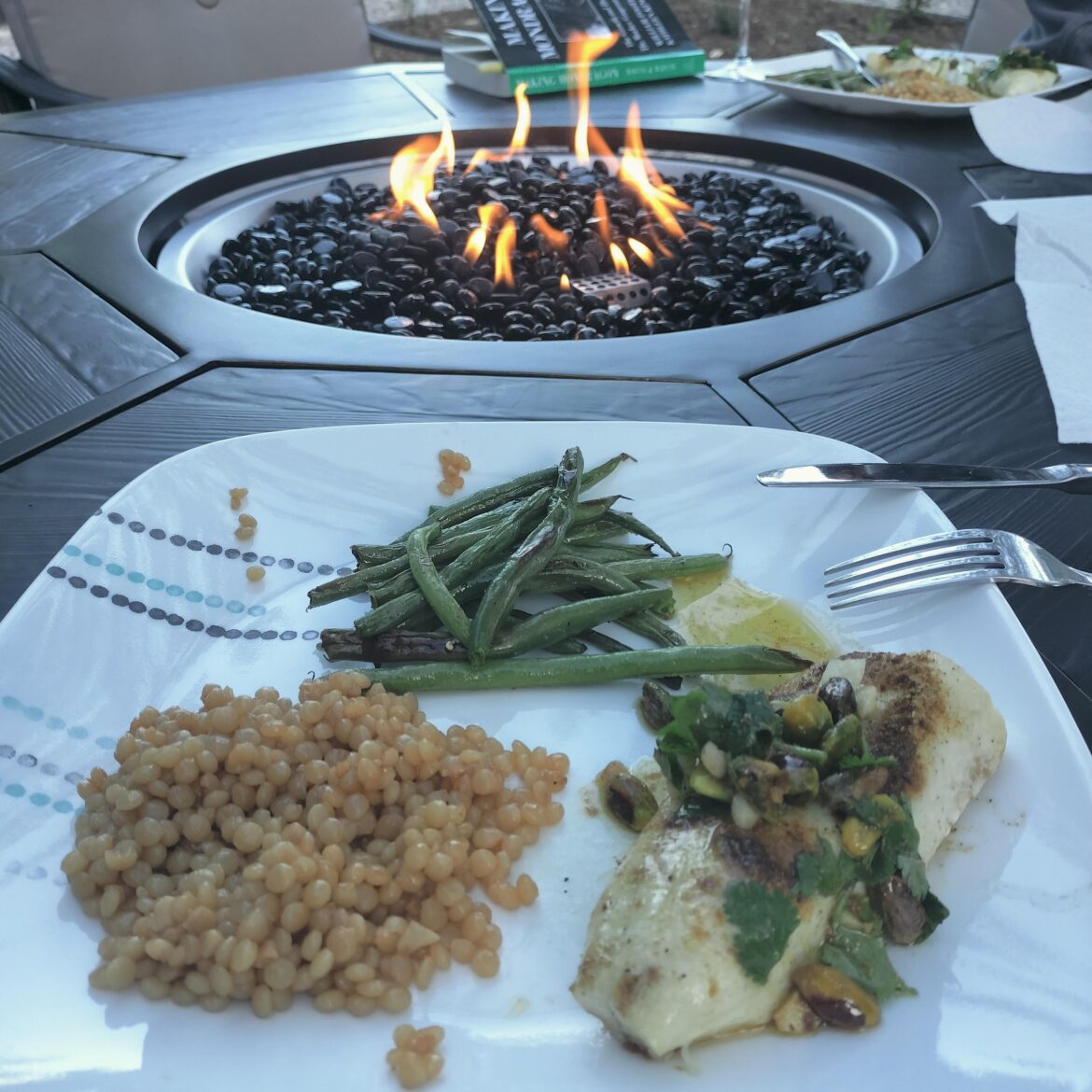 Cobia with pistachio gremolata10/10