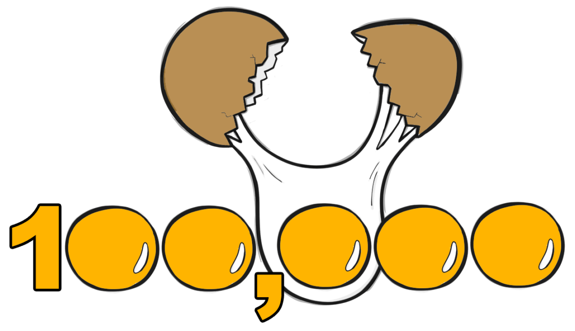 CONGRATULATIONS /r/PutAnEggOnIt for achieving 100000 subscribers!