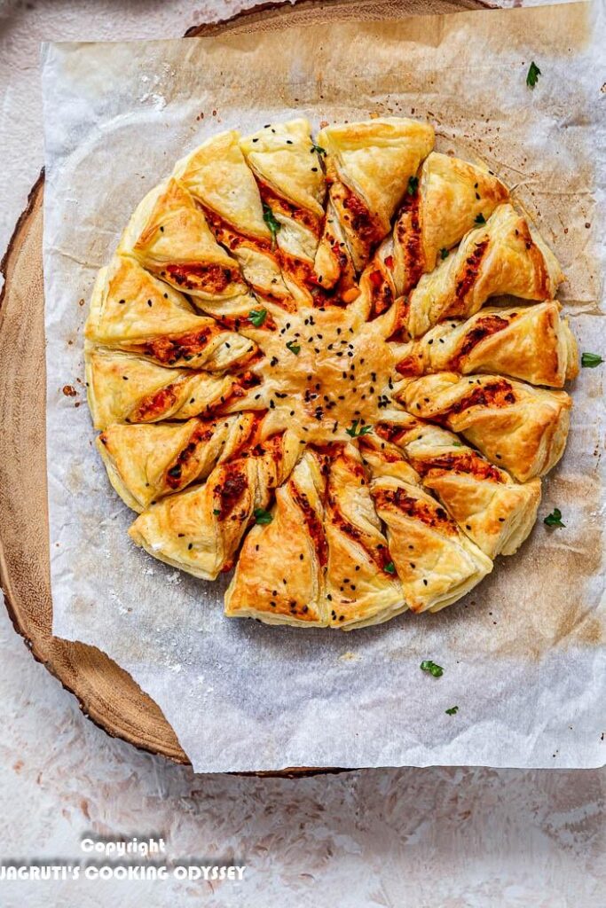 Tandoori Paneer Tarte Au Soleil