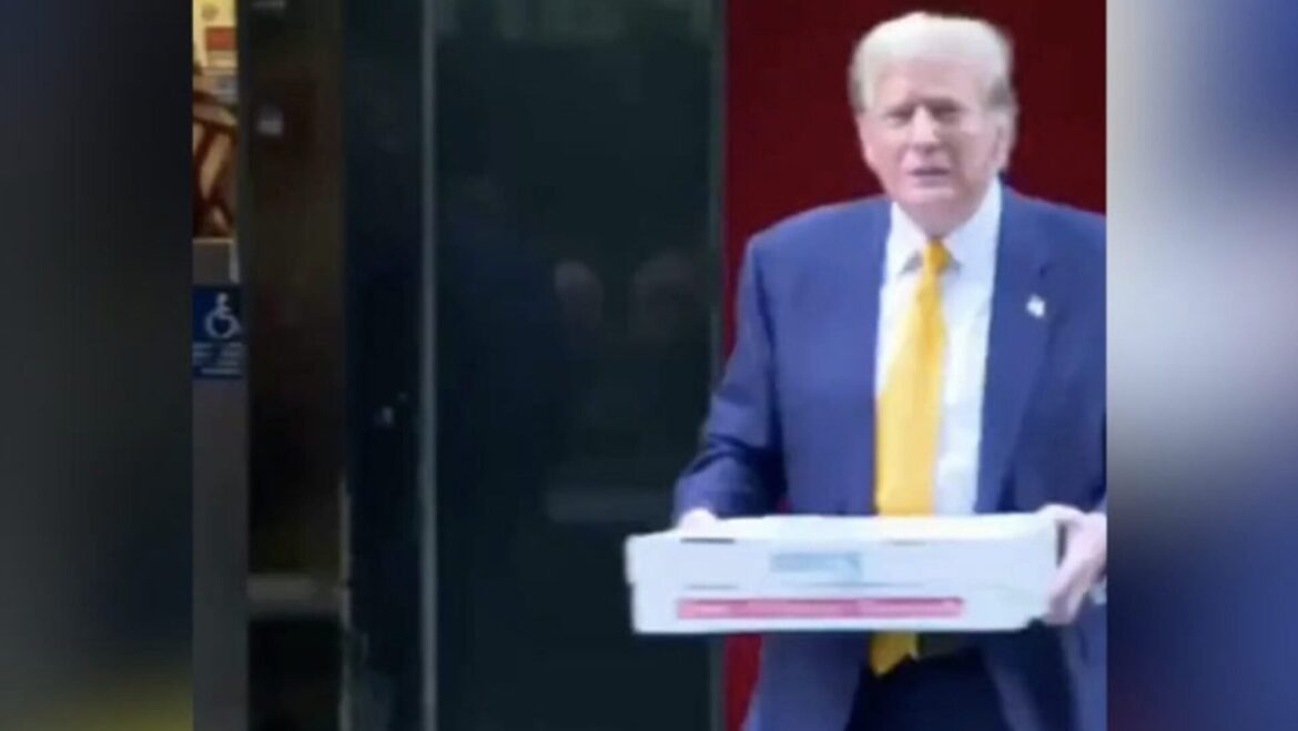 Americans Disgusted After Trump 'Delivers' Cold Pizza to New York Fire Department in Giant Publicity Stunt