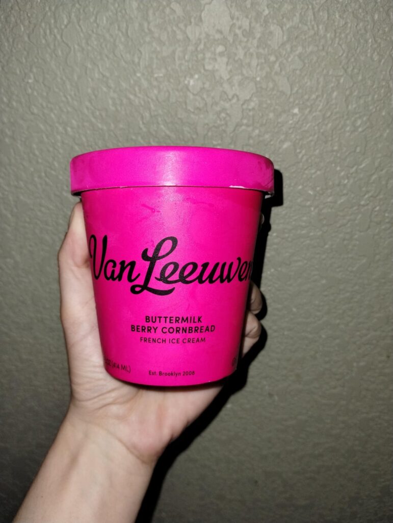 Van Leeuwen Buttermilk Berry Cornbread--6.4/10