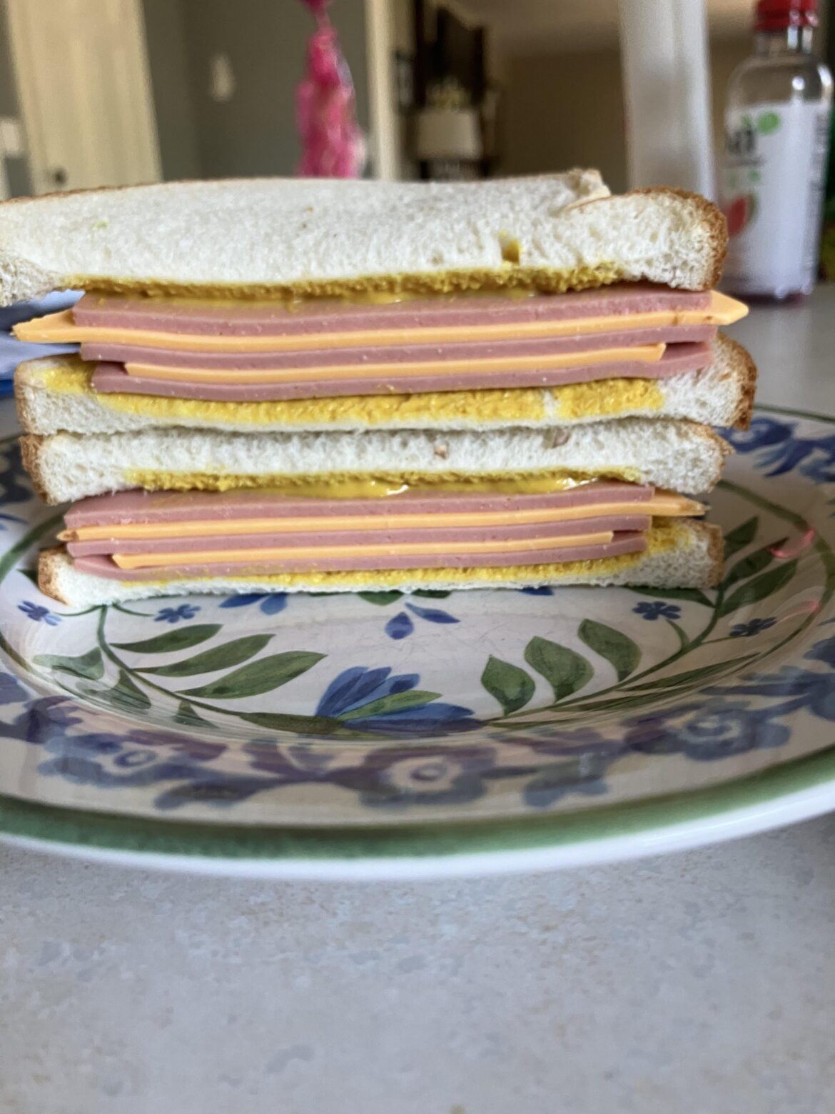 After talking on the phone with my mom for an hour for Mother’s Day, nostalgia hit. So the obvious move was Oscar Meyer bologna, deli American, French’s yellow mustard on crappy white bread.