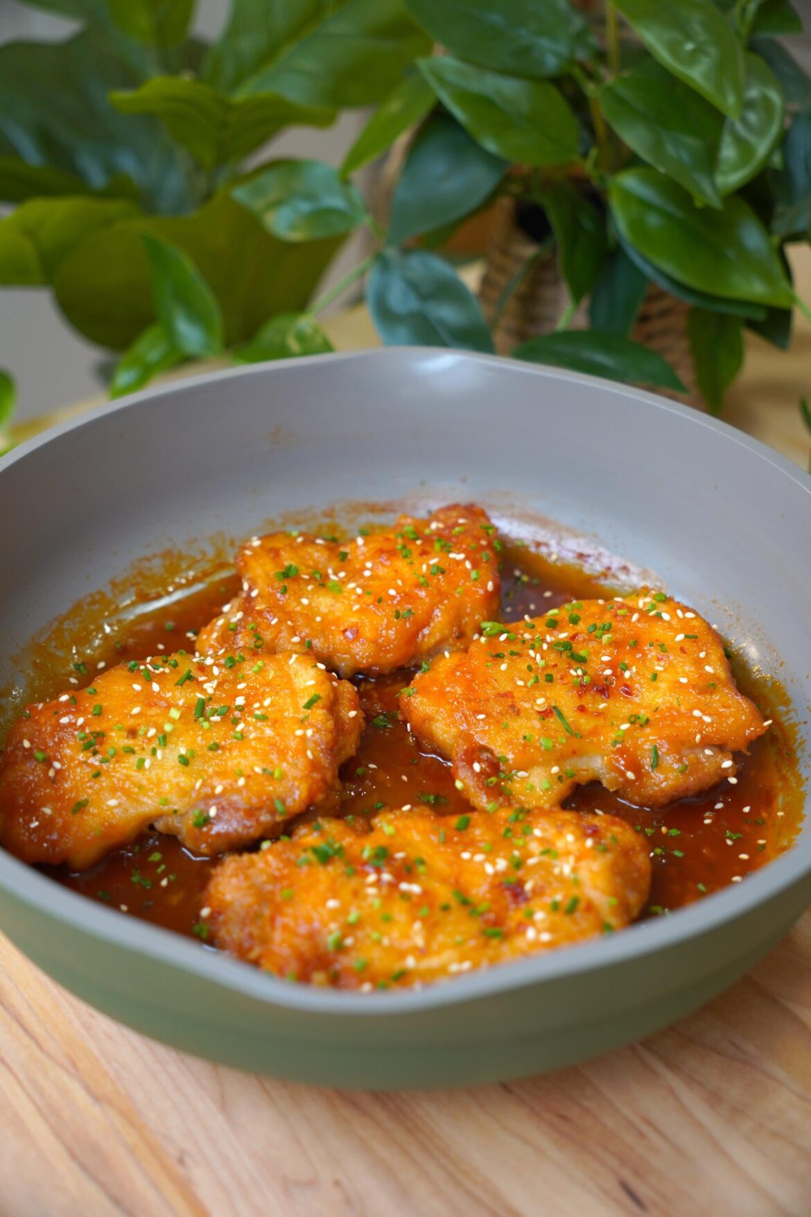 Sweet and sour chicken thighs