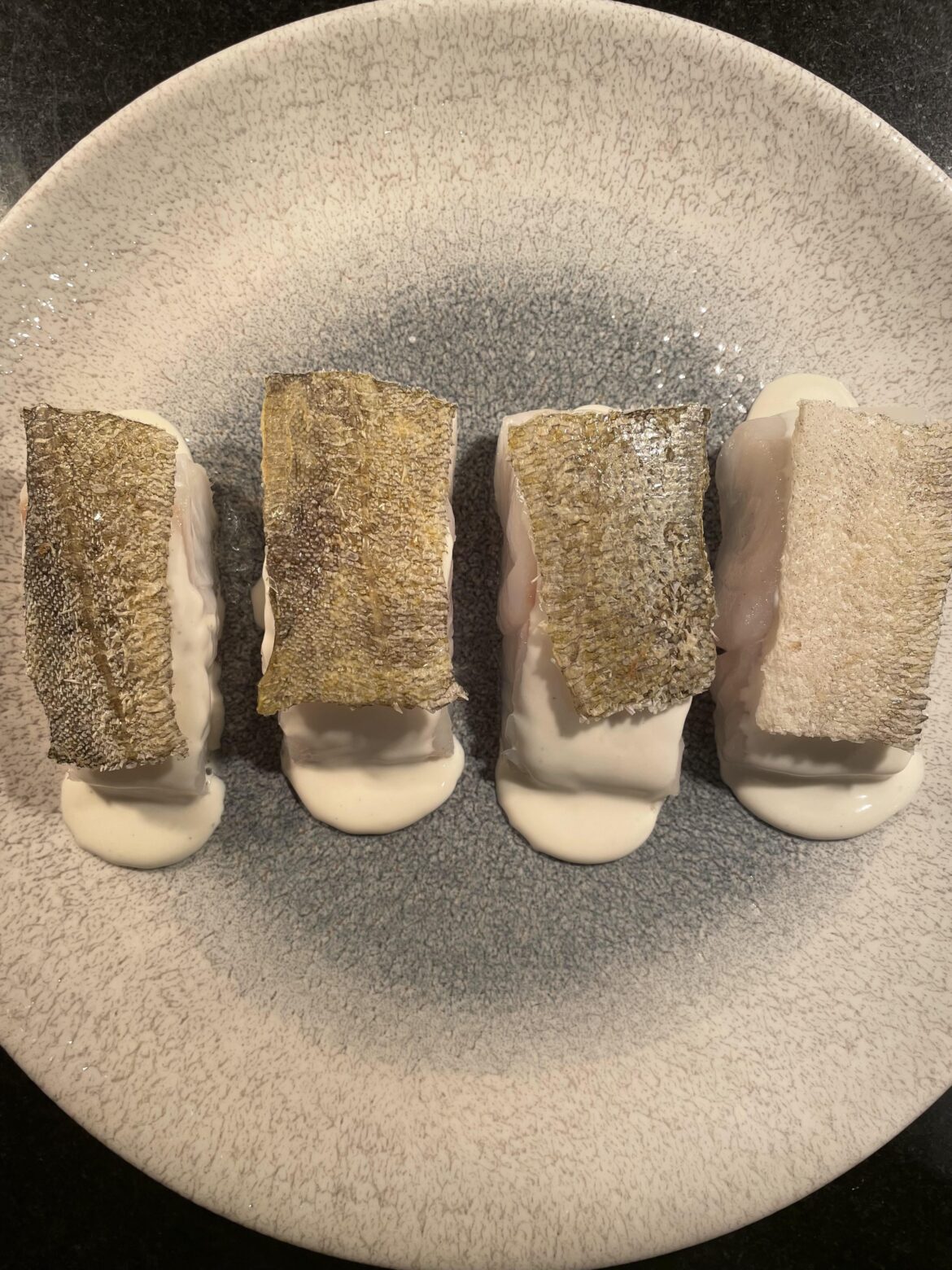 Cod with pilpil sauce