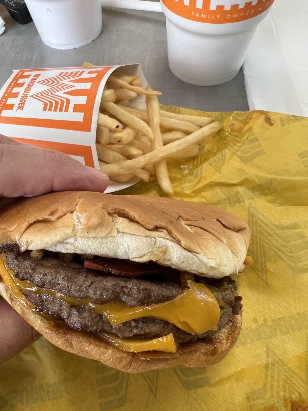 Whataburger Steakhouse Double - Dining and Cooking