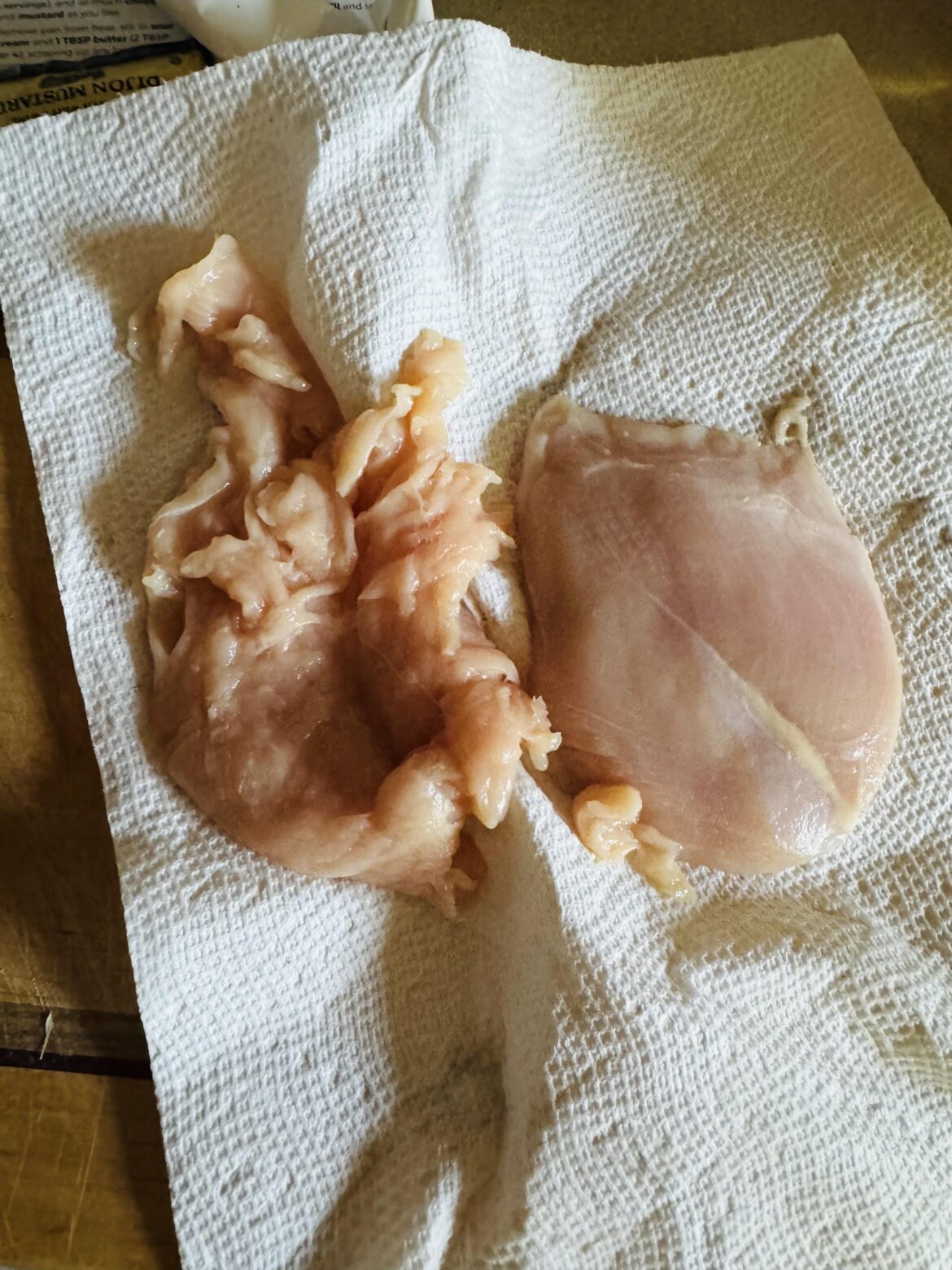 The quality of the chicken seems like it just keeps getting worse…so small, at least one is basically shredded as pictured here, oftentimes both. For the cost, they can absolutely do better
