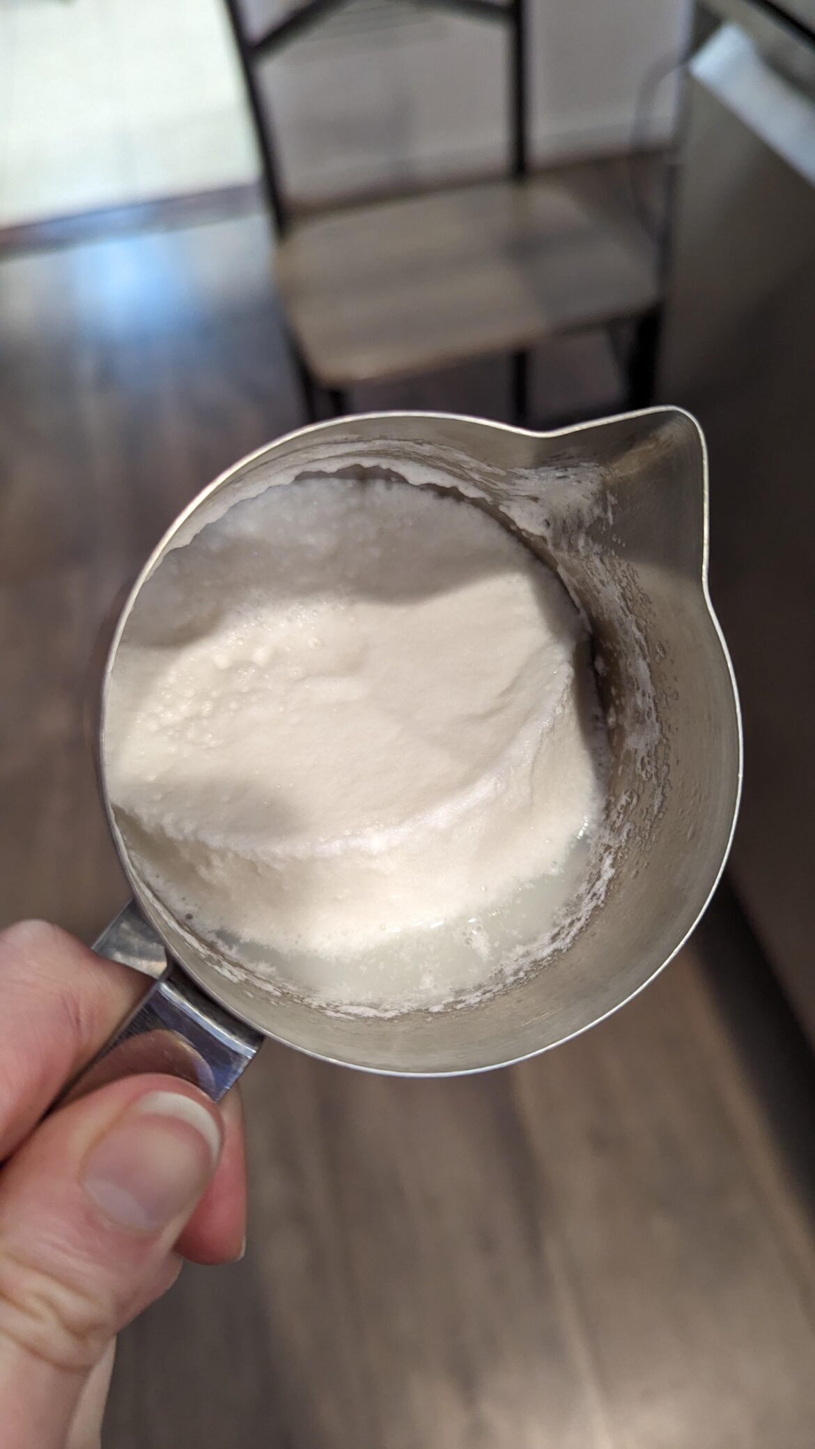 Steamed skim milk for a latte what went wrong?