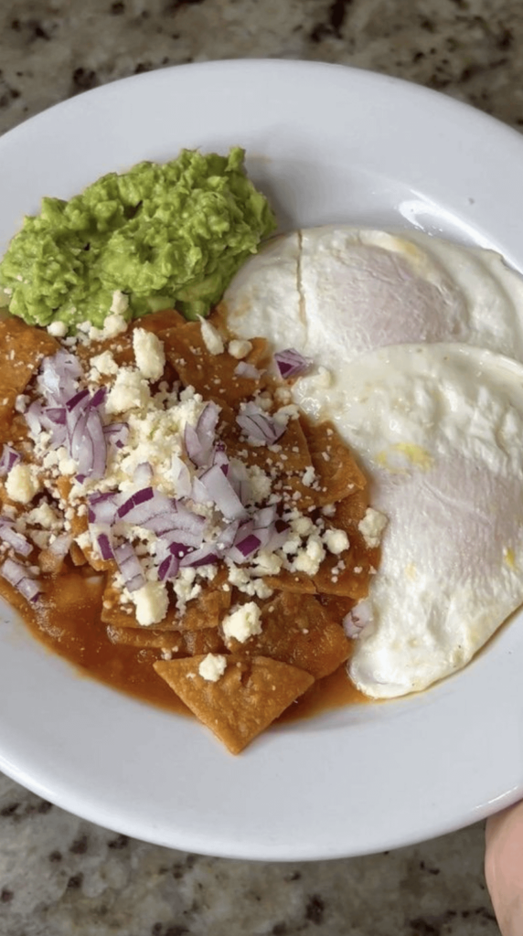 Delicious fried eggs ! you can't miss anything else!