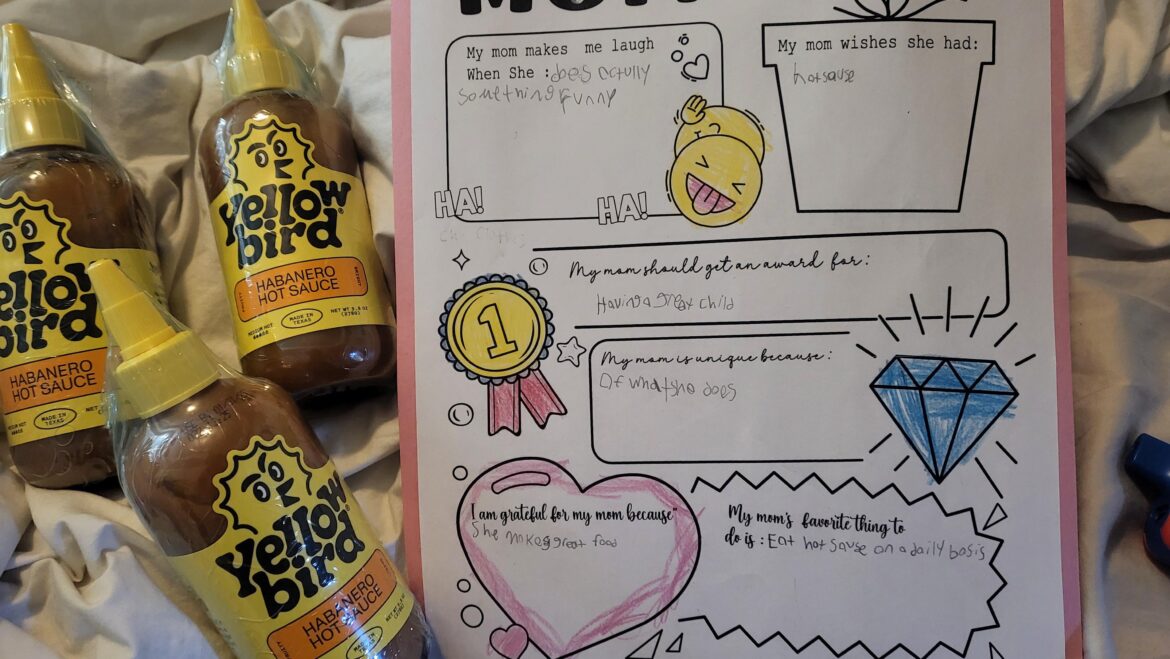 The kids delivered this Mother's Day!