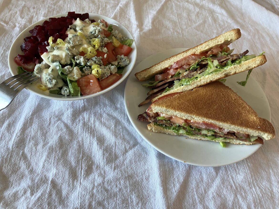 I was proud of the perfectly toasted BLT I made for lunch today.