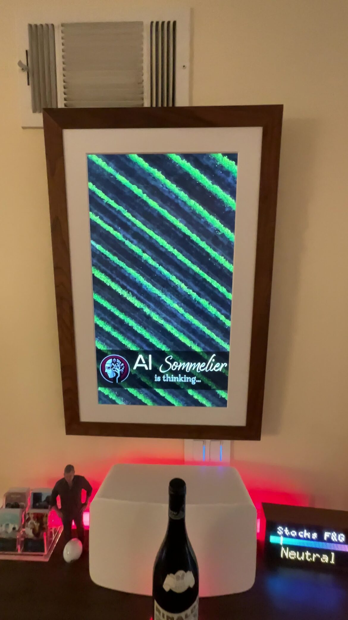 I made an AI powered sommelier...