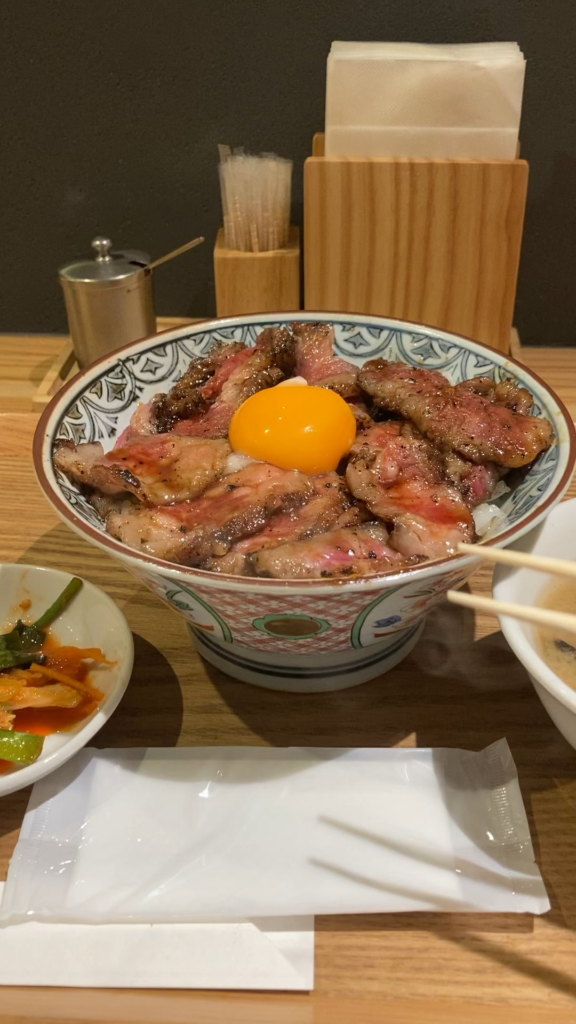 Beef rice bowl in Tokyo, only 1600 Yen (~$10USD)