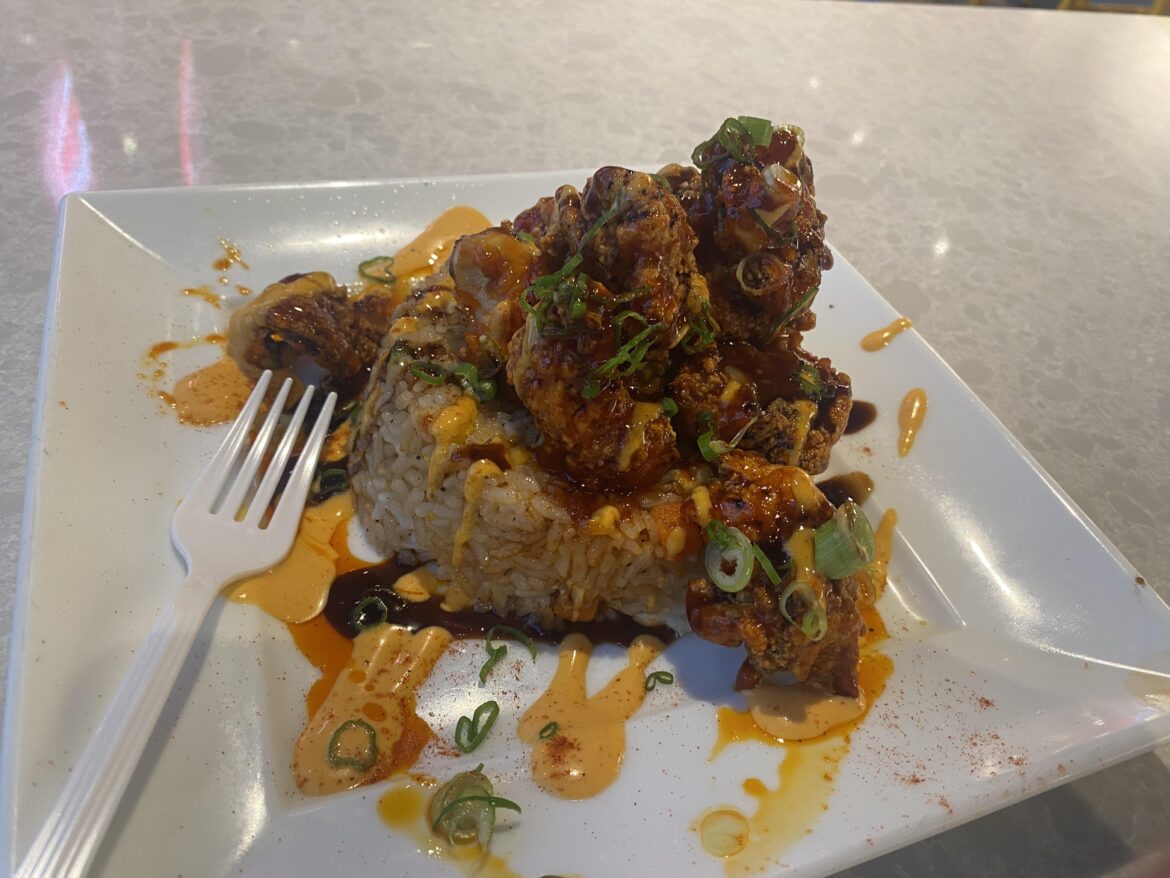 Korean fried chicken & fried rice (BistroDk)