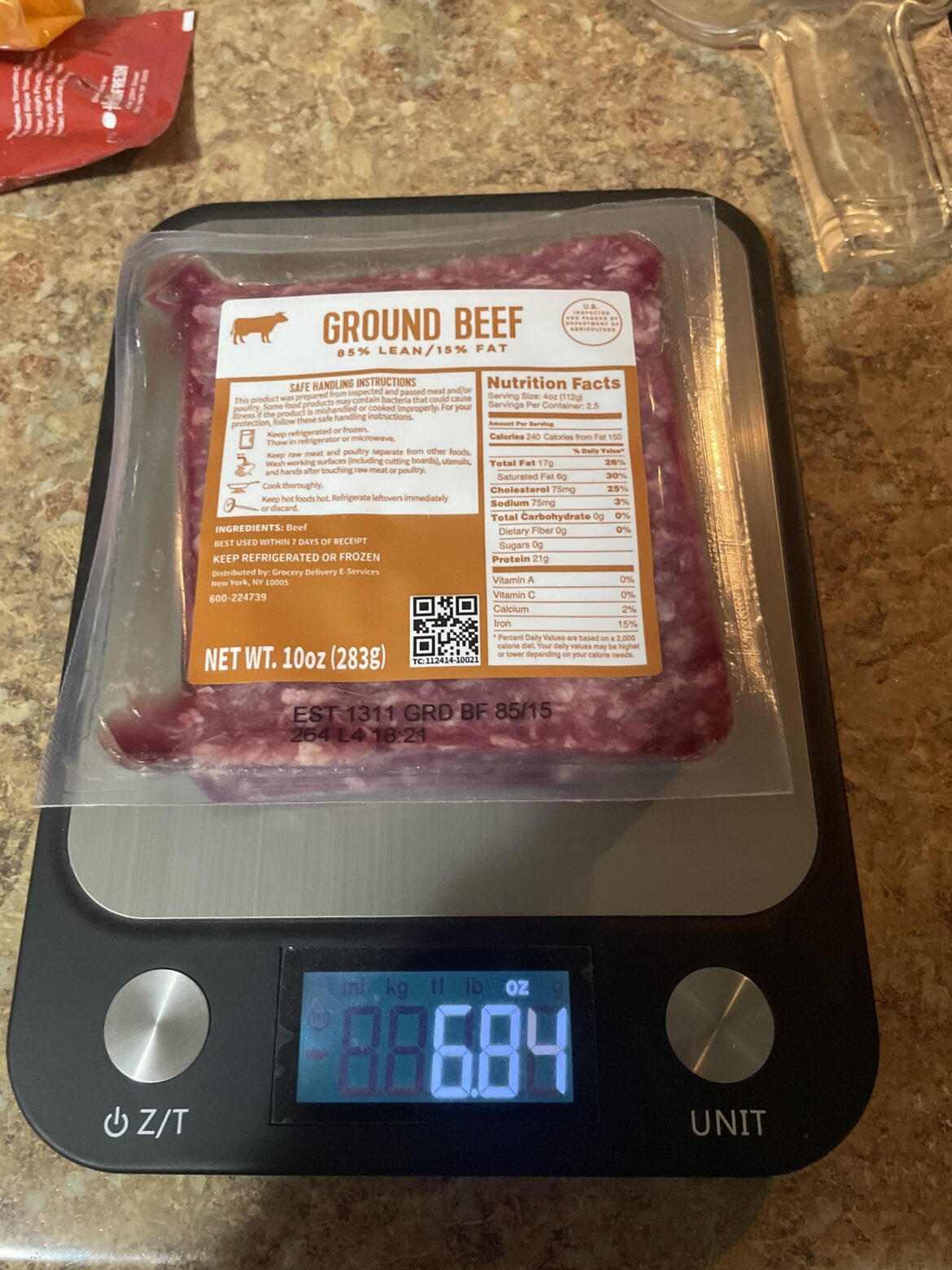 HelloFresh 10 oz Meat Package