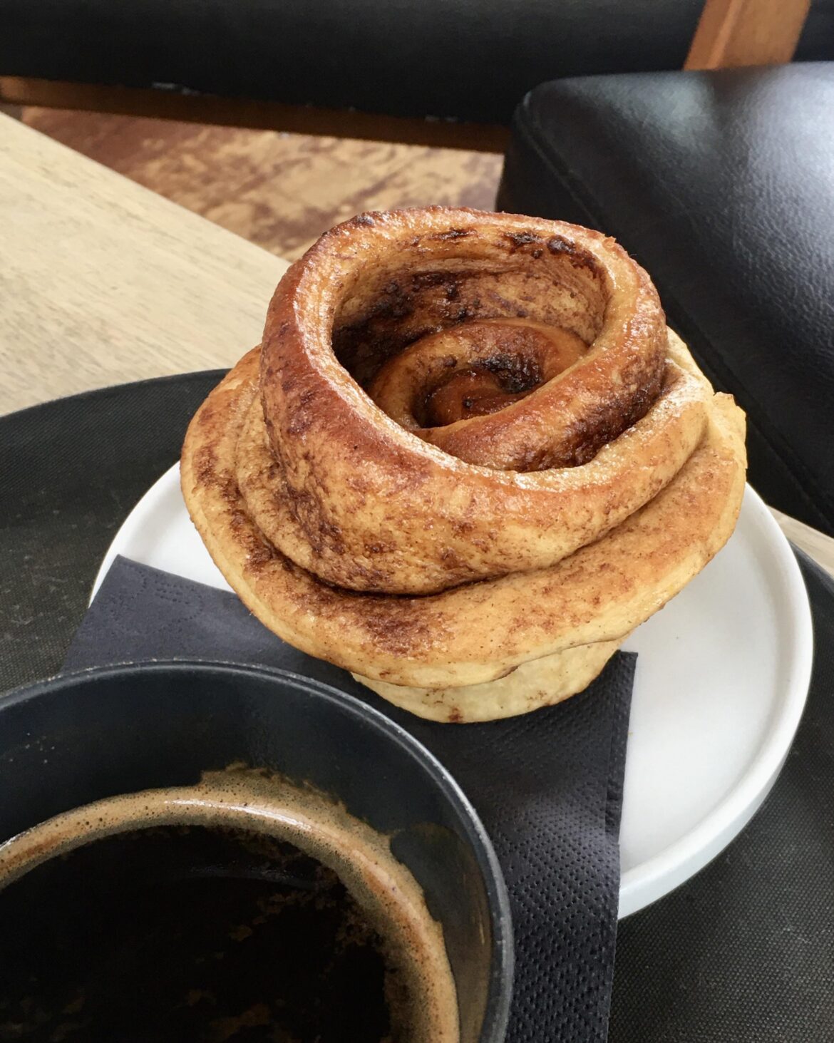 Incredible cinnamon buns from a café I visited yesterday
