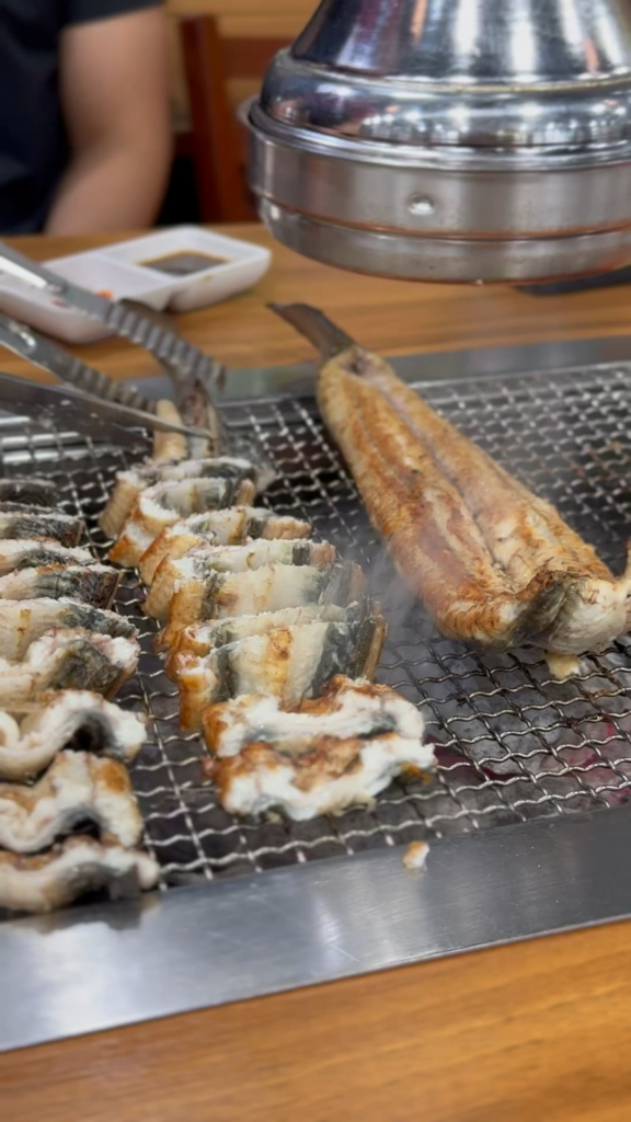 K-BBQ, not only Pork, Beef. We have an eel