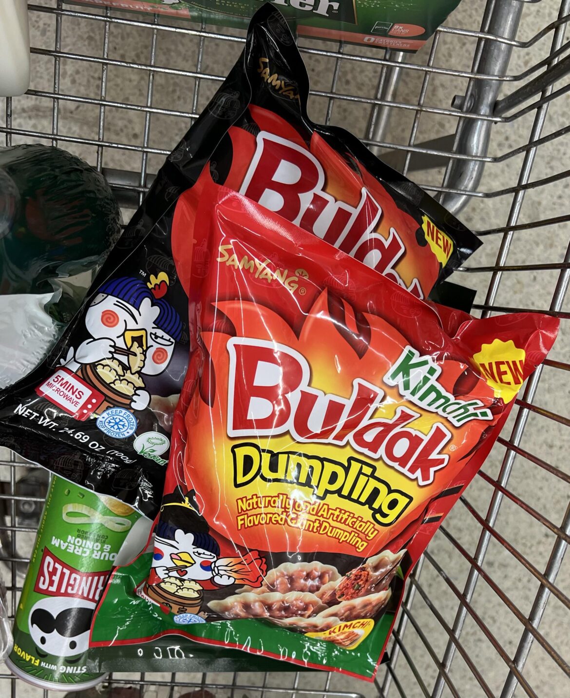 Buldak kimchi and fire Buldak kimchi and fire