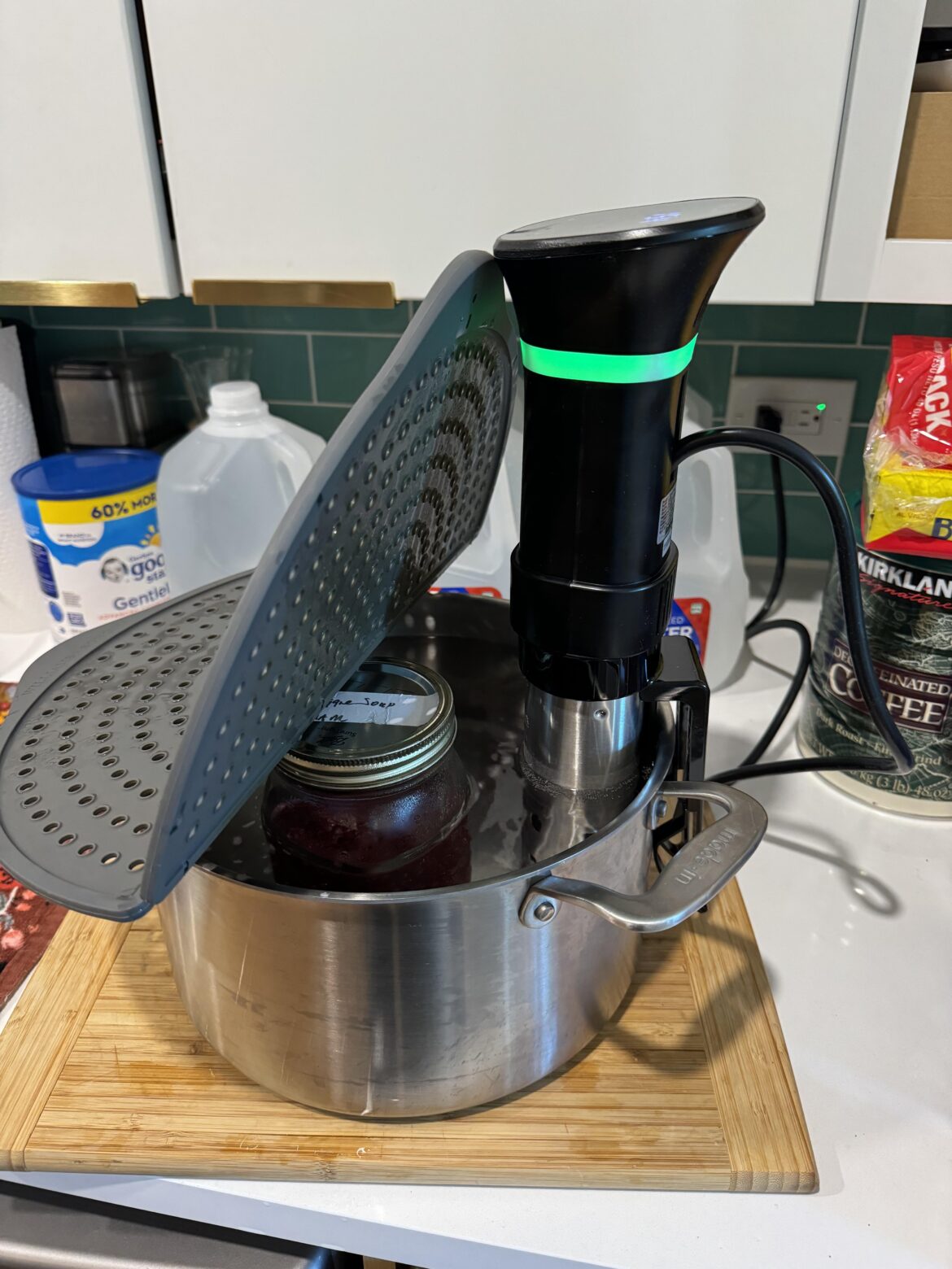 Making Jam wish me luck