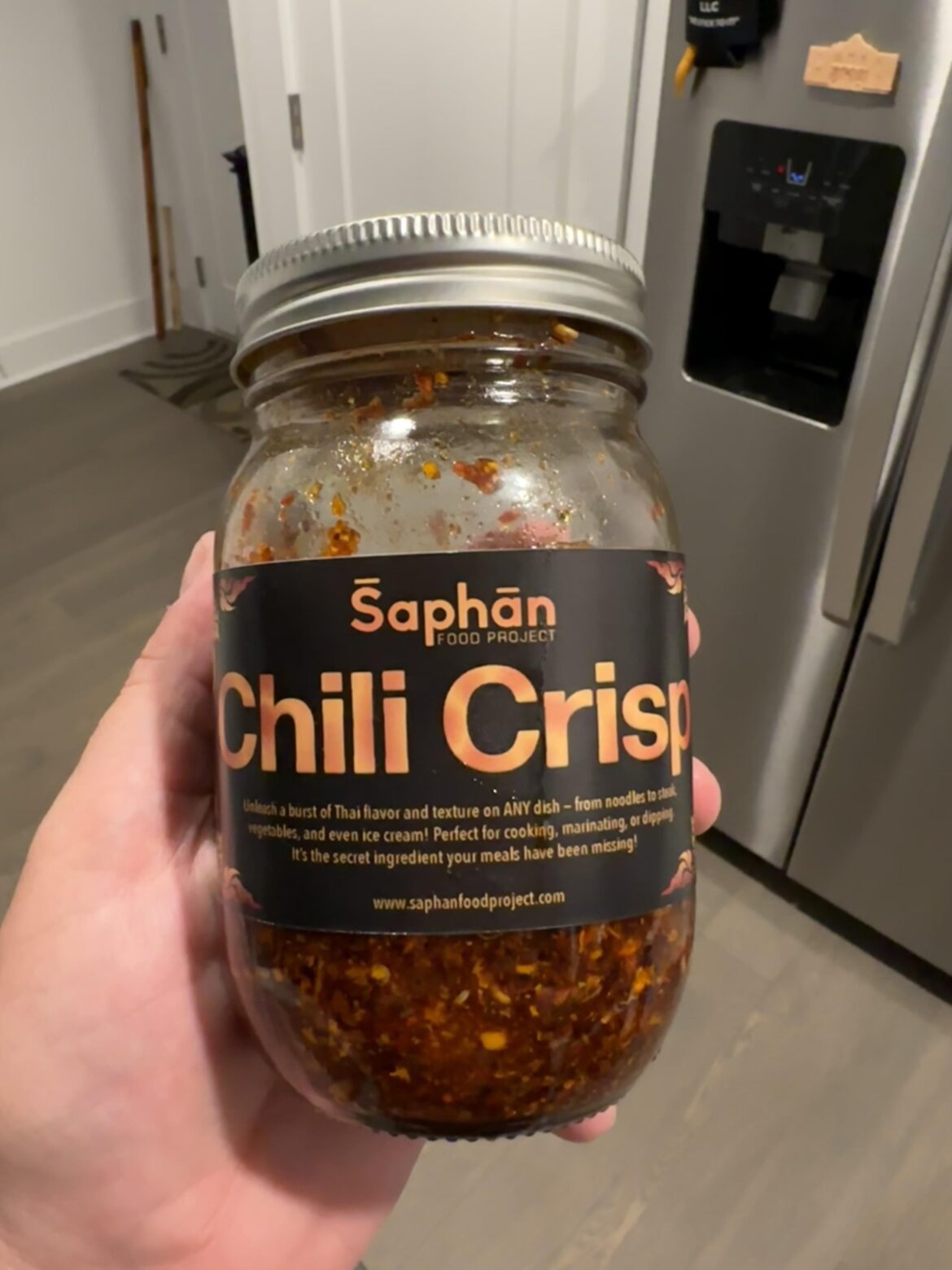 Plugging my favorite chili crisp - Saphan Food Project