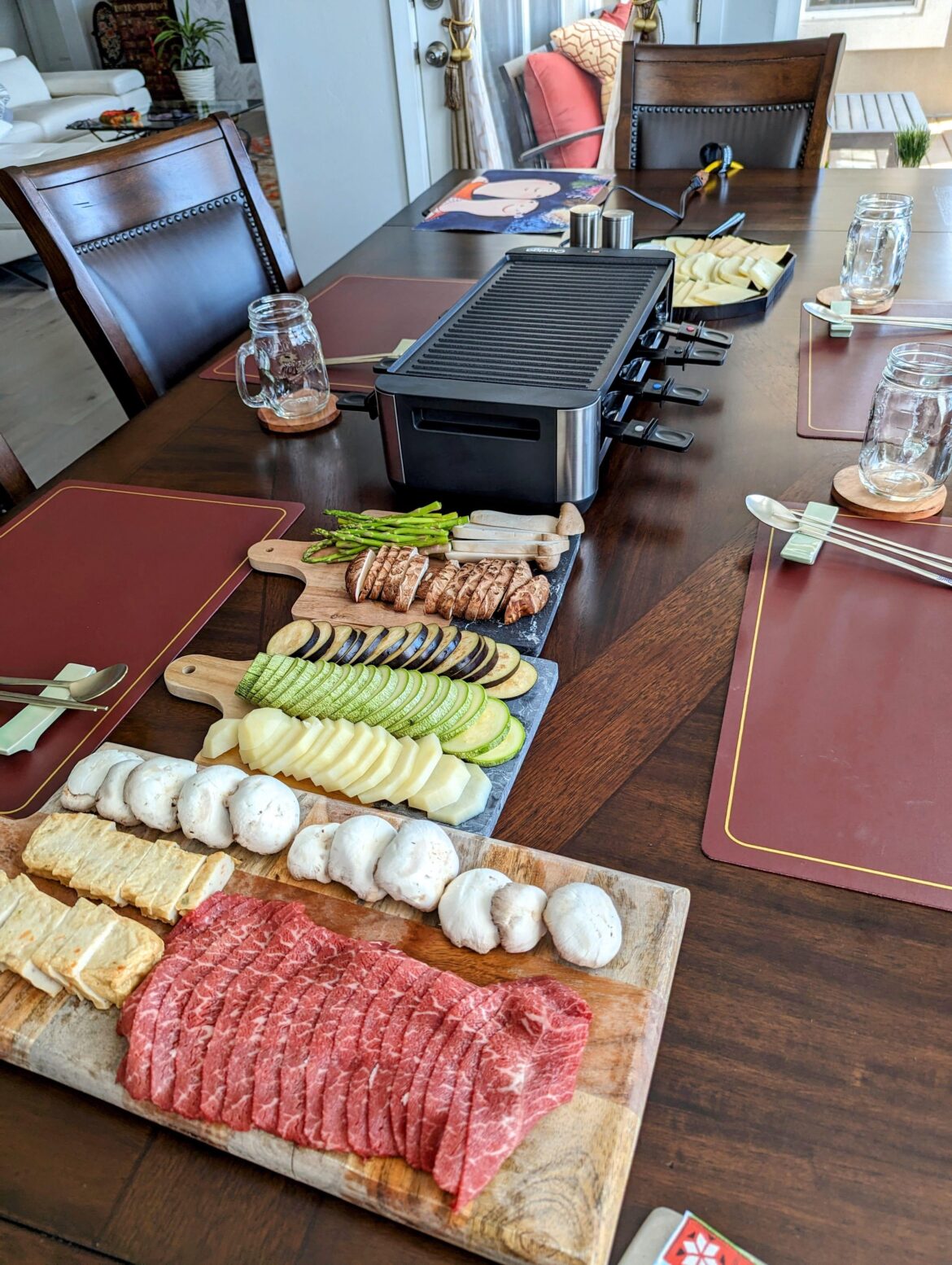 Time for KBBQ x Raclette at the in-laws