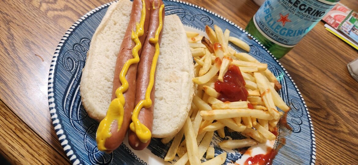 Double sabretts hot dog