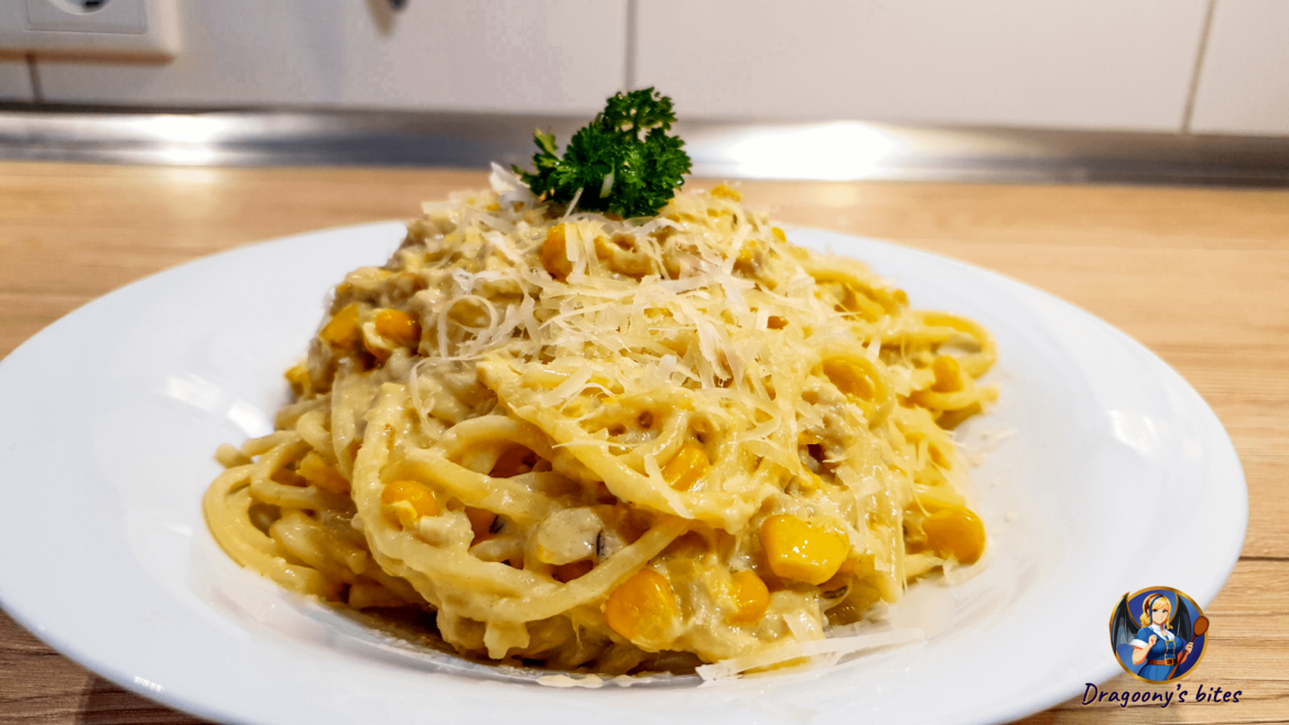 Creamy Canned tuna pasta