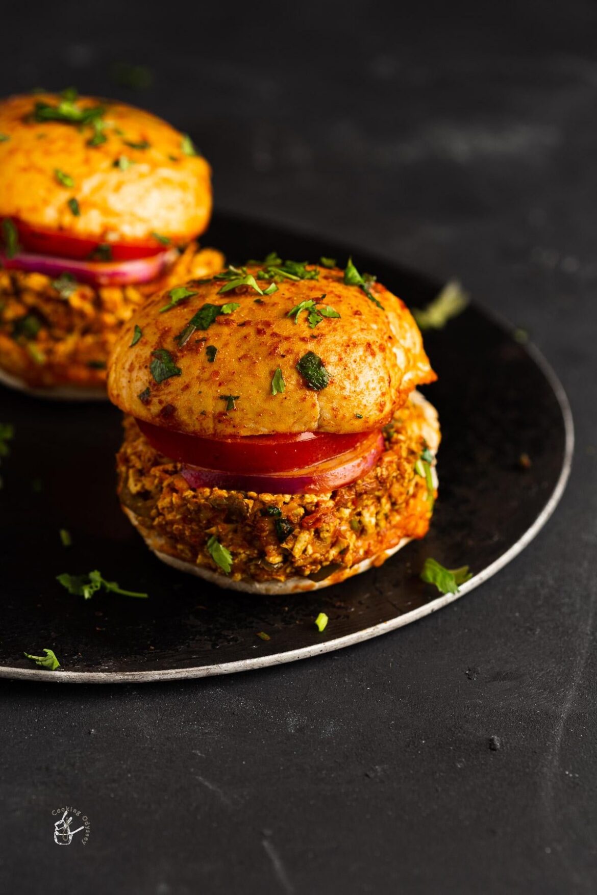 Indian Tawa Burger with Tofu