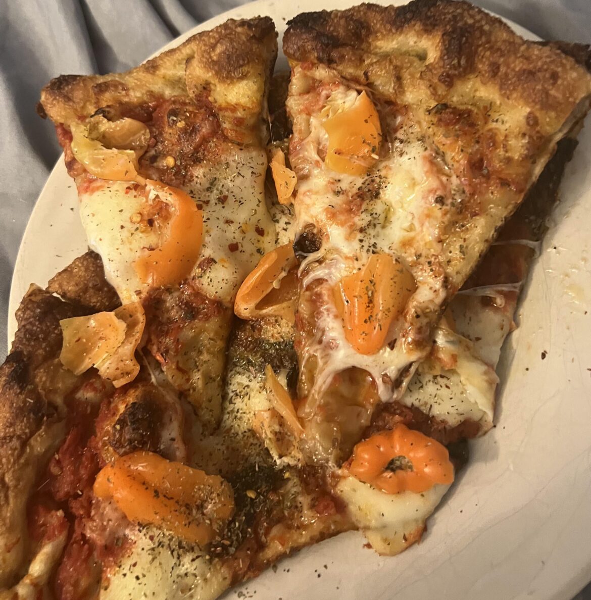 Adding habanero on pizza is amazing
