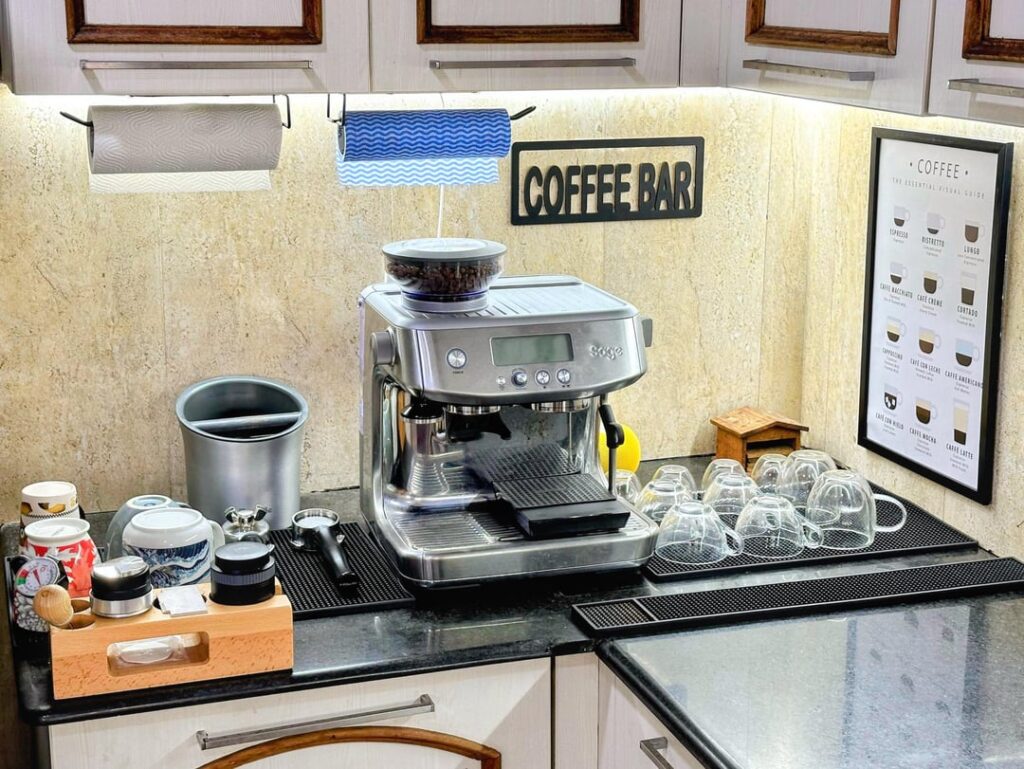 My kitchen coffee corner in Bangalore