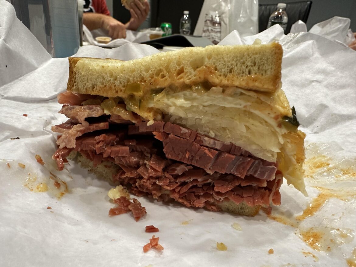 Katz Deli NYC Pastrami Rueben