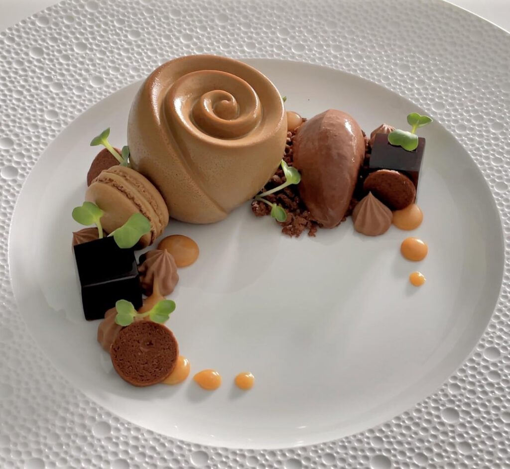 Chocolate, Coffee & Caramel Dessert