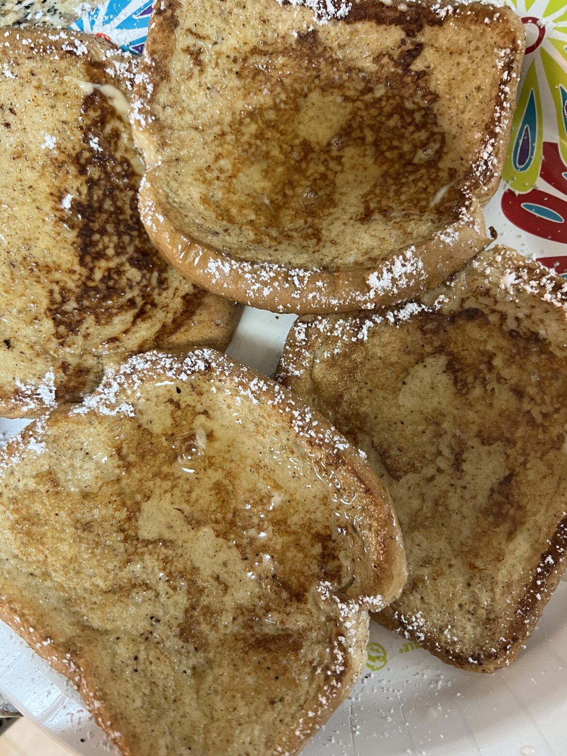 I've been on a French toast kick since replacing almond milk with sf creamer